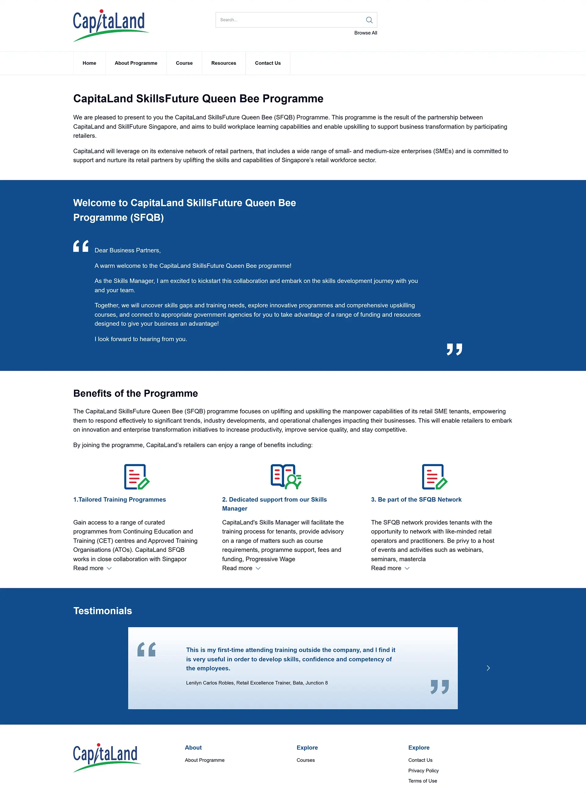 Homepage Hero Section