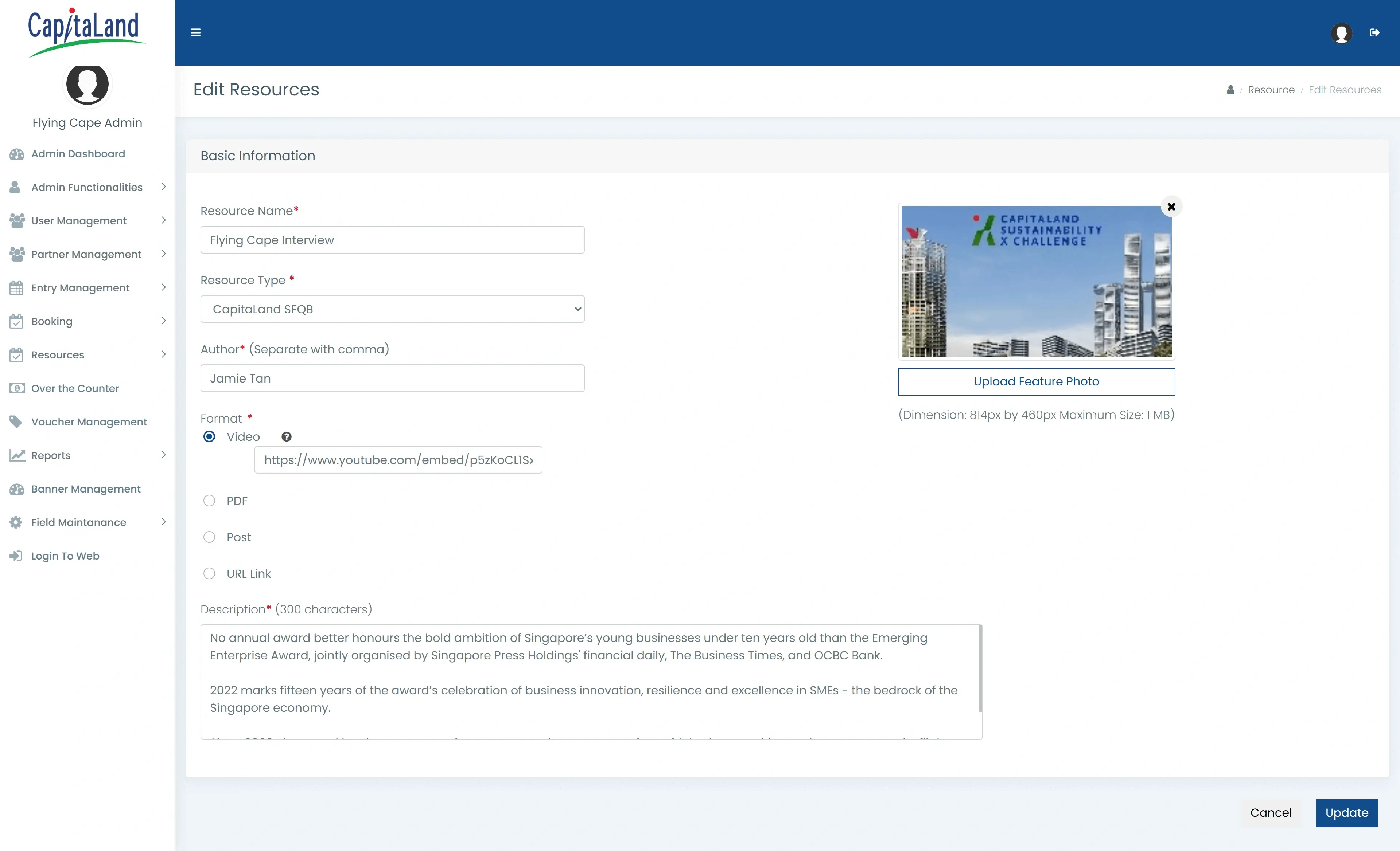 Clean Homepage Layout