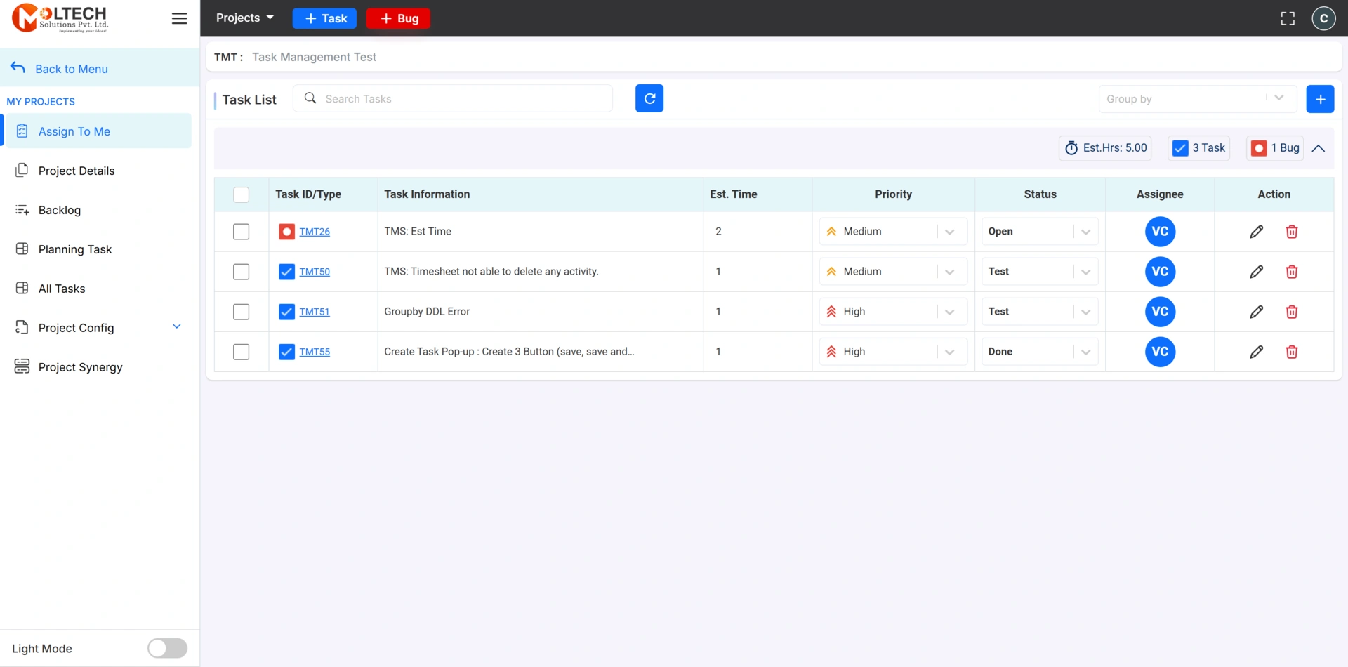 Projrct Snippets