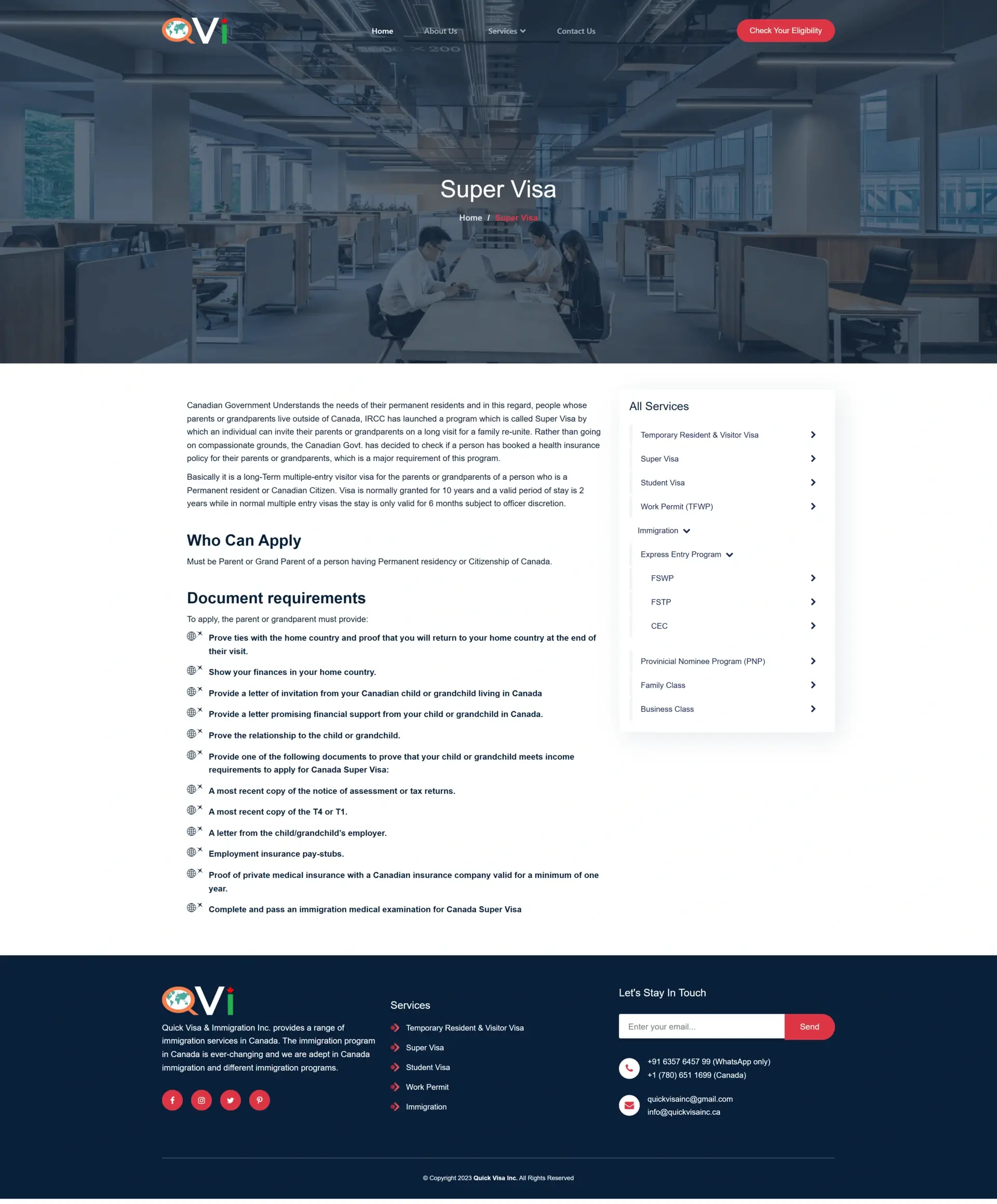 Homepage Hero Section