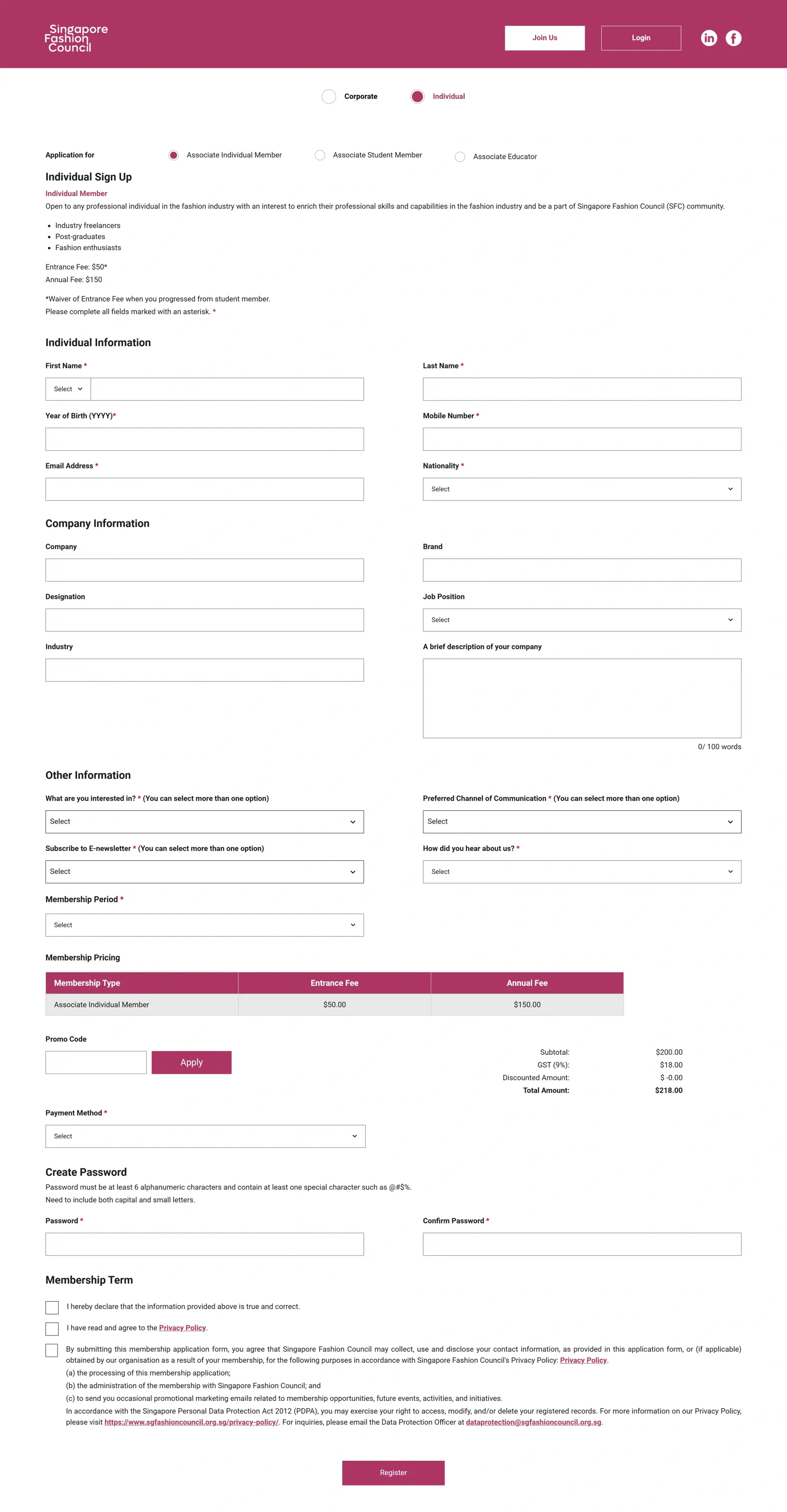 Clean Homepage Layout
