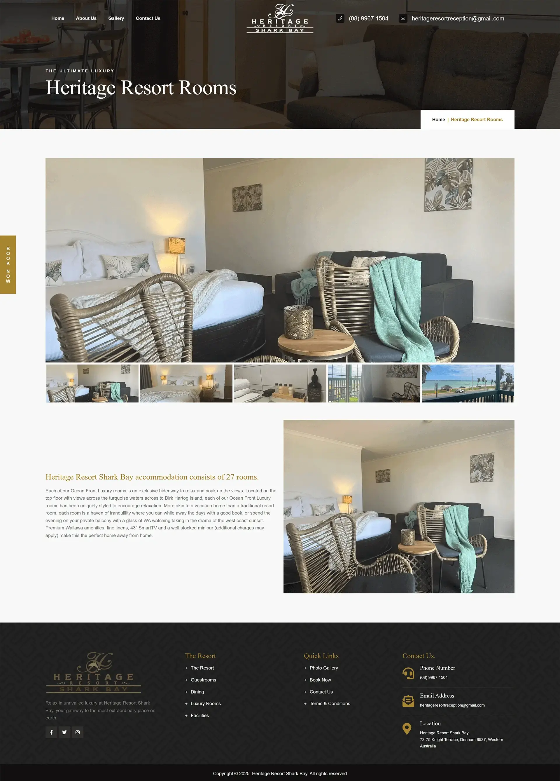 Room related Information Page