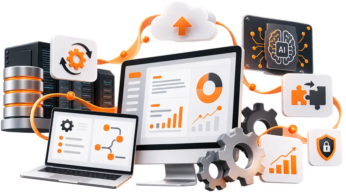 Technology challenges and solutions diagram